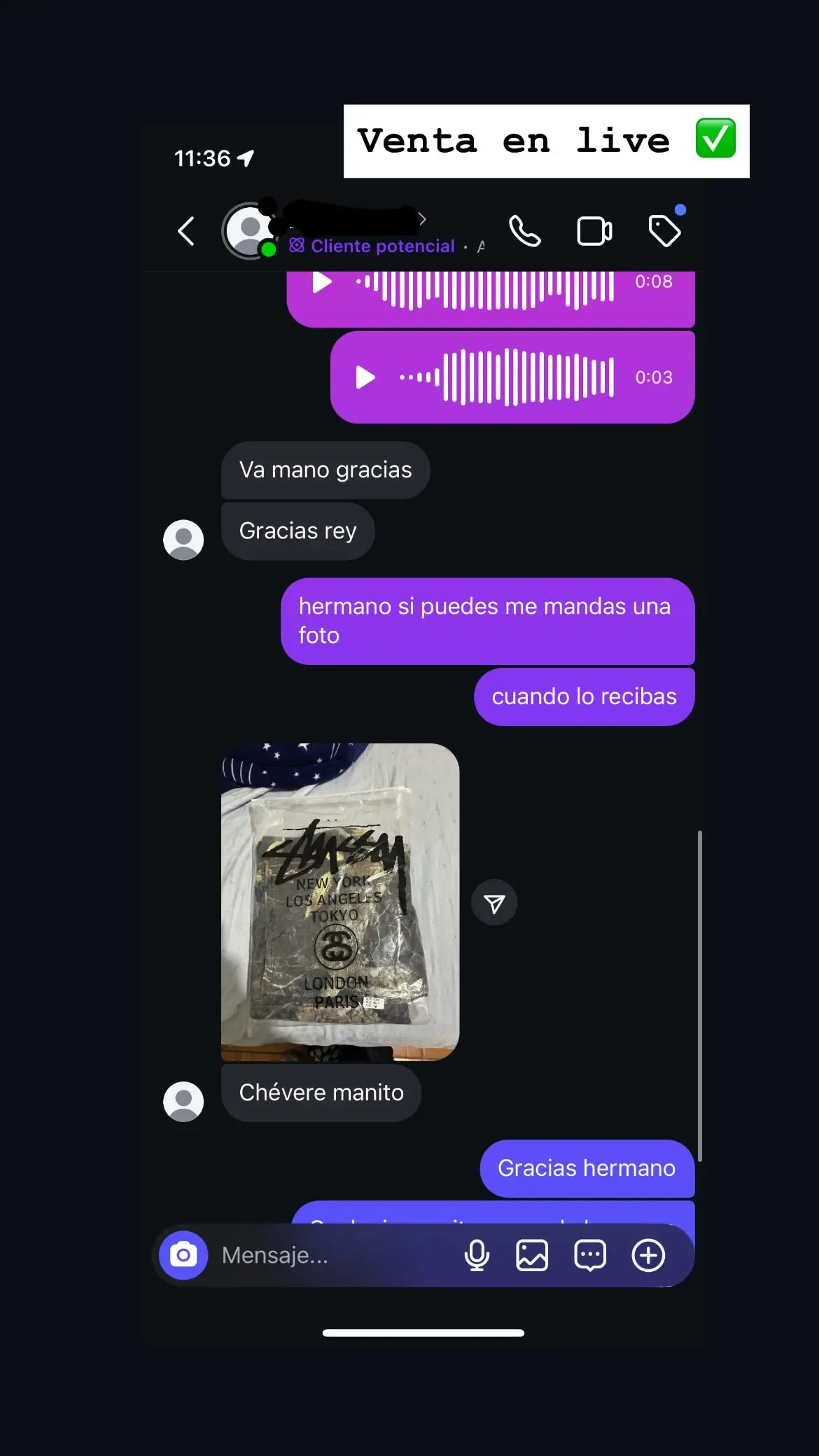 →