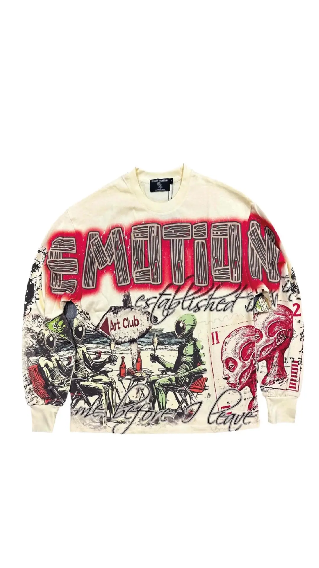MIXED EMOTION LONG SLEEVE BACK