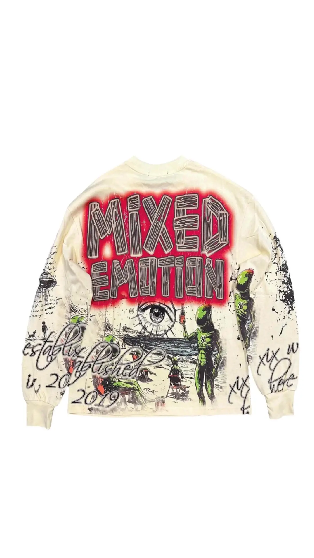 MIXED EMOTION LONG SLEEVE BACK