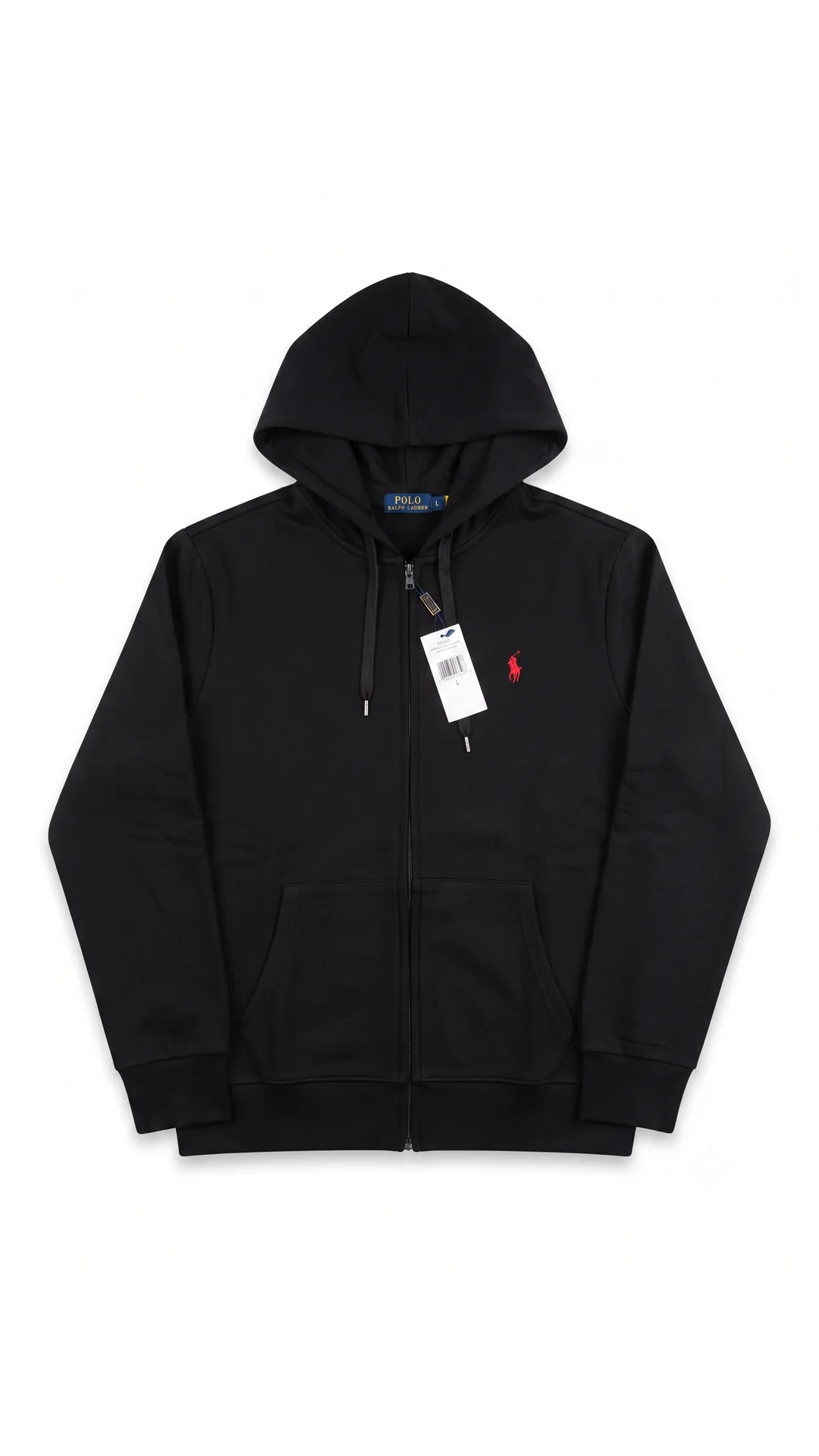ZIP HOODIE RALPH LAURENT BLACK