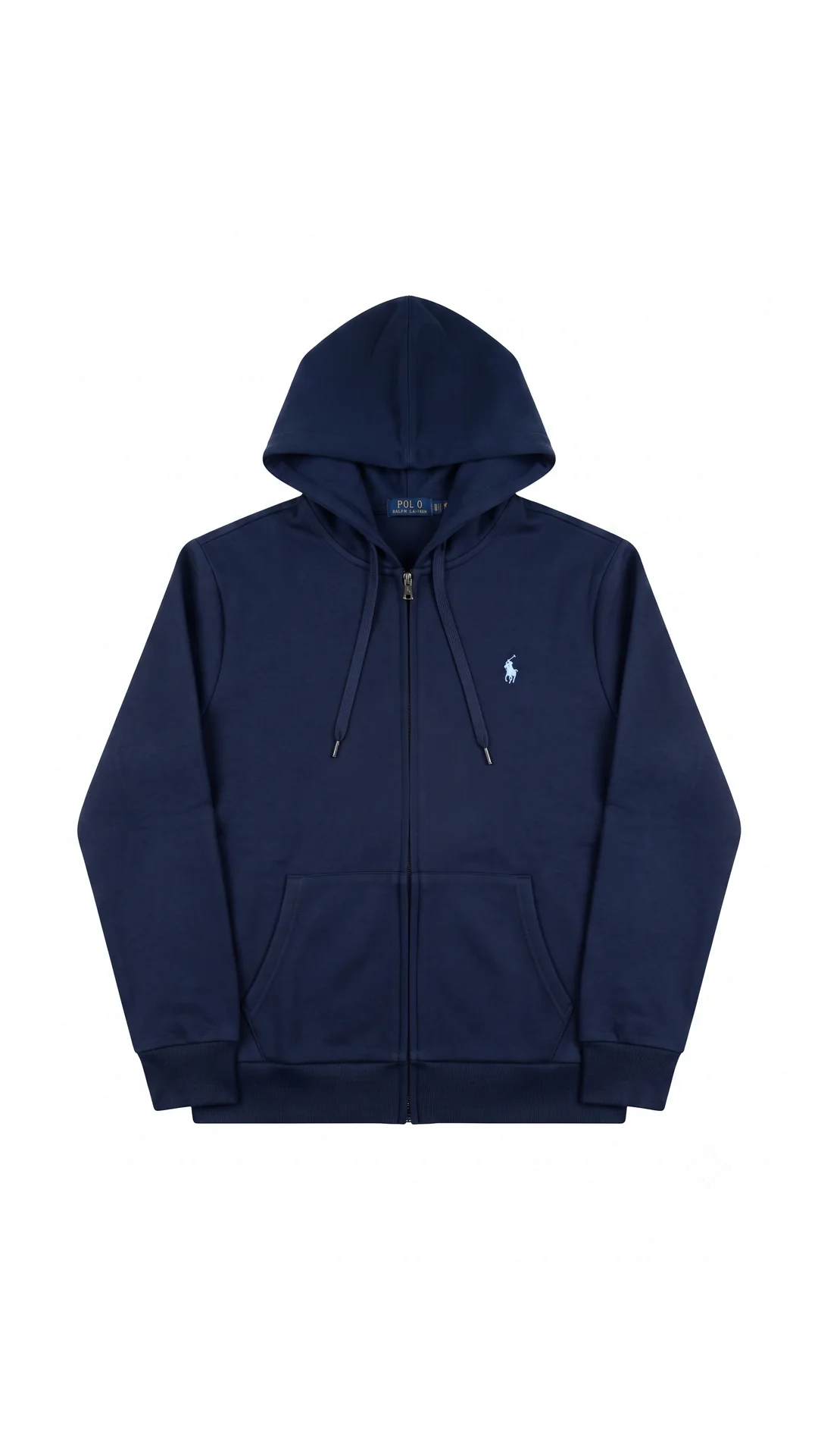 ZIP HOODIE RALPH LAURENT NAVY BLUE