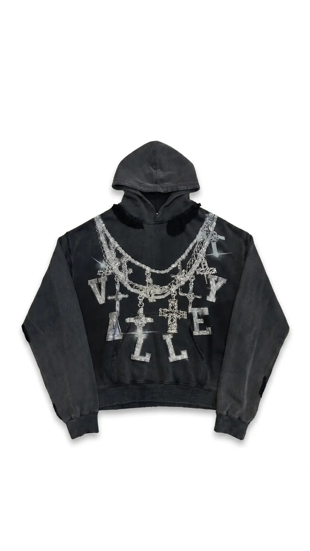 VALLEY FOREVER DISTRESSED CHAIN BLACK
