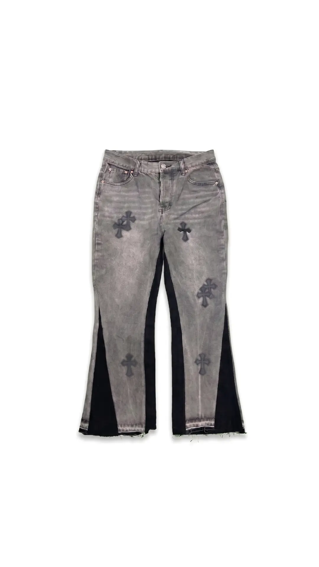 JEAN CHROME HEARTS FLARED
