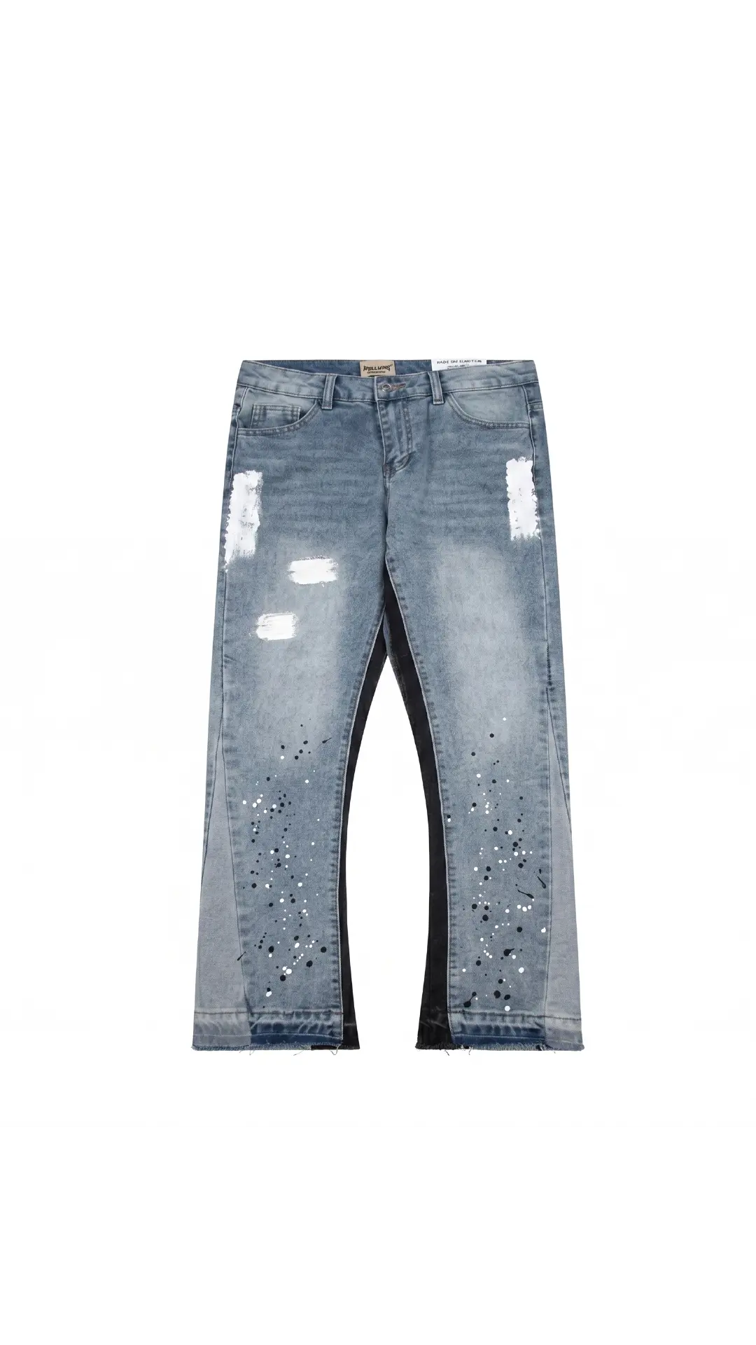FLARED JEAN PAINT RIPPED