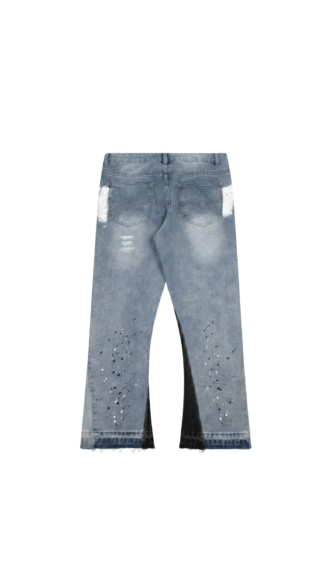 FLARED JEAN PAINT RIPPED