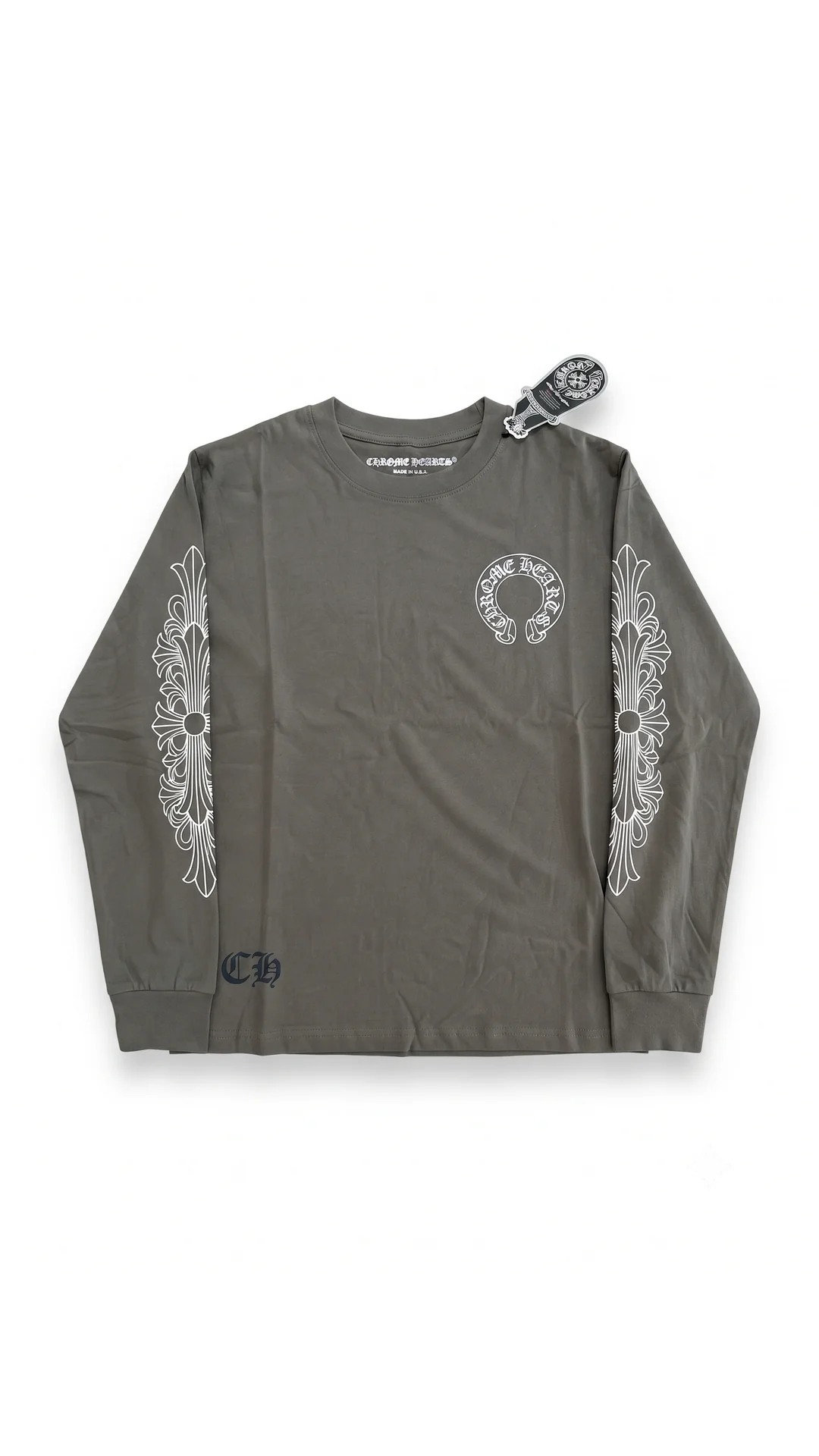 LONGSLEEVE CHROME HEARTS GREY